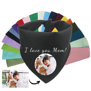 بيع بالجملة ترويج شخصي أي حجم الربيع عيد ميلاد صبي فتاة منديل كبير شعار مخصص سادة باندنا - Product Image 1