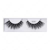 Vente en gros de faux cils en vison pleine bande cils avec logo personnalisé emballage 12mm-18mm faux cils