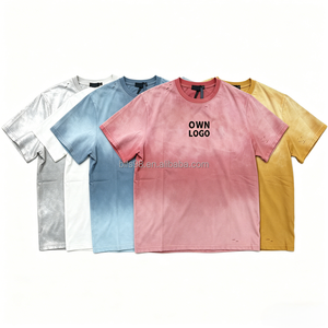 เสื้อยืดผ้าฝ้ายคอตตอนทรงโอเวอร์ไซส์สั่งทำพิเศษ พิมพ์ลายด้วยเครื่องจักร แขนสั้น ไซส์สปอร์ต  แบบเรียบ สำหรับผู้ชายและผู้หญิง - Product Image 1