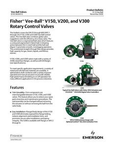 Válvula de Control con Brida Vee-Ball V150 |   Pelota Segmentada con Construcción de Sellado de Alta Definición |   Control de la Serie V300 - Product Image 5