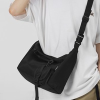 Sac bandoulière vintage en polyester Tide - Sac de travail fonctionnel durable de grande capacité pour l'école et les trajets quotidiens, avec une seule sangle d'épaule