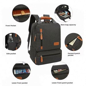 Sac à dos pour ordinateur portable XDH108 personnalisable avec logo, sac à dos d'affaires pour hommes, design de sublimation, sac de voyage, sacs à dos intelligents pour ordinateur portable - Product Image 3