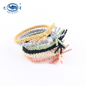 ที่นิยมถักผมเชือกน่ารักสีดำผูกโบว์วงผมยืดหยุ่นขายส่งน่ารักผูกผม - Product Image 2