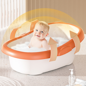 Haogle Newborn Baby Bathing Luxury Shower Baby Bathtubs Plastic Baby Products Bath Tub for Home