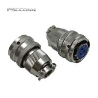 Connecteur circulaire d'aviation étanche PSCCONN OEM/ODM série Y11 à 4, 7, 10, 41 broches, coque en alliage d'aluminium/alliage de cuivre/acier inoxydable