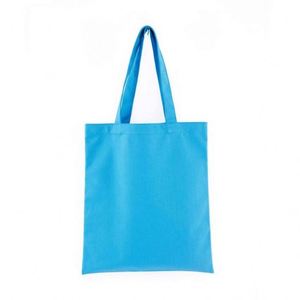 Design Wholesale Blank Solid-color Hand-held Canvas <b>Bags</b> As Student Gifts - Product Image 5