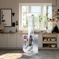 Machine d'emballage, de scellage et de remplissage électrique automatique à commande PLC, motorisée, pour boissons, aliments, emballages en papier, poudre