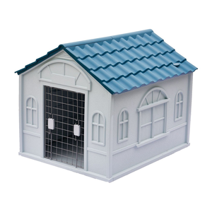 Cage à <span class=keywords><strong>chien</strong></span> carrée en plastique moderne, ventilée, imperméable, toutes saisons, grande <span class=keywords><strong>maison</strong></span> de <span class=keywords><strong>chien</strong></span> d'extérieur avec toit durable pour animaux de compagnie Tim - Product Image 1