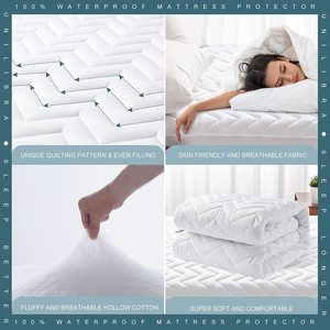 Housse adaptée aux punaises <span class=keywords><strong>de</strong></span> <span class=keywords><strong>lit</strong></span> naturelles OEM Protège-matelas matelassé imperméable avec jupe - Product Image 2