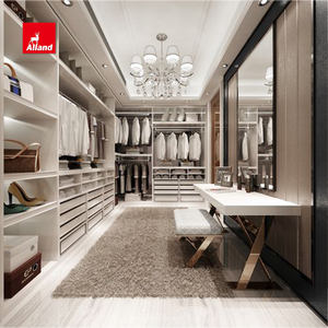 AllandCabinet Estilo moderno Lujo Alta calidad Armario personalizado con panel de vidrio - Product Image 6