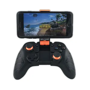 QUNSHITECH new s7 gamepad wireless game mobile controller android and ios arcade mobile joystick