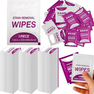 Vente en gros Lingettes humides écologiques emballées individuellement pour le nettoyage du linge Détachant pour vêtements <span class=keywords><strong>Lingette</strong></span> à crier - Product Image 2
