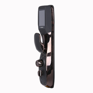 Cerradura <span class=keywords><strong>Digital</strong></span> inteligente de huellas dactilares completamente automática de alta calidad con perilla de puerta de Metal de red WiFi Cámara acceso eléctrico sin llave - Product Image 1