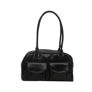 Bolso de Hombro con Cierre Único Estilo Coreano, Bolso de Mano de Lujo para Mujer, Material PU, Organizador de Cosméticos y Viajes - Product Image 6