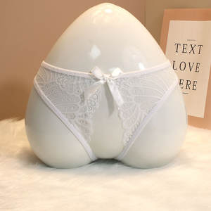 Tanga seductora con <span class=keywords><strong>entrepierna</strong></span> abierta para <span class=keywords><strong>mujer</strong></span>, nueva ropa interior Sexy con lazo de encaje de tiro bajo que no se quita, talla única, teñida - Product Image 5