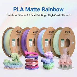 ESUN PLA-哑光彩虹1.75毫米3D打印耗材挤出丝材1千克FDM快速打印190-230℃ PLA哑光耗材 - Product Image 1