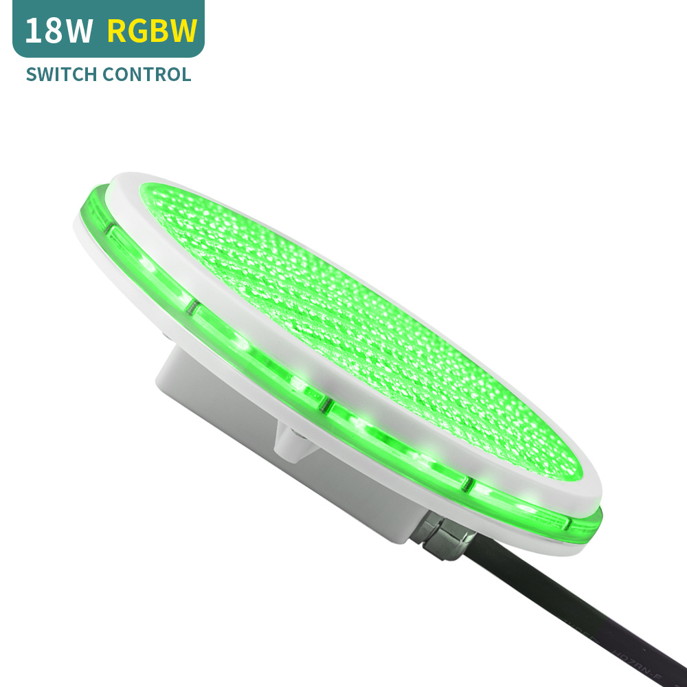 Switch Control 12v IP68 Structure Waterproof ABS RGBW PAR56 LED Underwater Swimming Pool Light