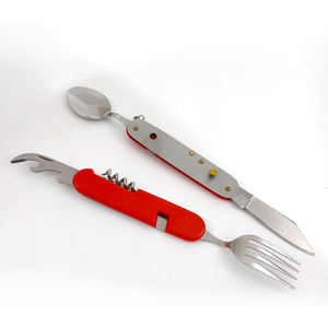 ชุดช้อนส้อมอเนกประสงค์6-in-1สำหรับตั้งแคมป์พร้อมกระเป๋าใส่ - Product Image 5