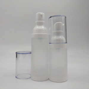 Wholesales 1oz 30ml Plastic Screen Printed Empty Cosmetic Cream Lotion Face Cream Airless <b>Pump</b> <b>Bottle</b> - Product Image 1