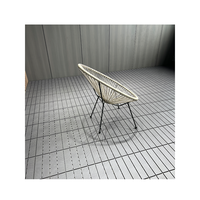 Chaise ovale pour patio et balcon tout temps en osier Sun Bistro Rattan Set Elegant Sofa for Apartment or Villa