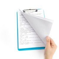Porte-bloc-notes en plastique pour bureau, école, enseignant, classe, mémo, rangement, presse-papiers, presse-papiers pour infirmières K-1361