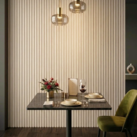 Panneaux muraux en WPC modernes et personnalisés, texture bois, réduction du bruit, surface décorative pour chambre à coucher, salon, salle de conférence