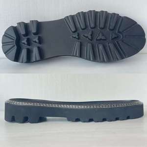 Zapatos Negros para Hombre de Fabricación China, Suelas Ligeras de Espuma de Goma con Función Antideslizante, Suelas Gruesas para Primavera - Product Image 2