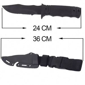 Outdoor Tactical Rubber <b>Dummy</b> Bayonet Knife Sets-Lightweight ABS Pocket Knife with Sheath for Camping Hiking Wilderness - Product Image 4