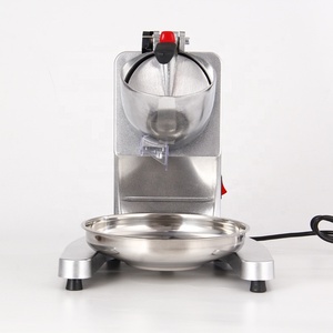 Envío a tiempo Afeitadora de hielo Aleación de aluminio 120 kg/h Trituradora de hielo Máquina Snowcone con 3 cuchillas - Product Image 1