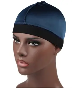 2022ホット販売シルキードームキャップ弾性アニメデザイナーヘアシルキードーム帽子ウェーブキャップ男性女性用