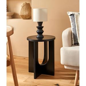 TABLE BASSE BLOOM, 40X50.5 CM, NOIRE - Product Image 1