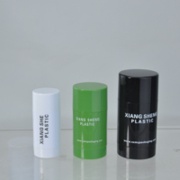 30g 50g 75ml 15ml Conteneur de bâton de déodorant blanc vide AS PP Round Twist up Stick Bouteille de baume à lèvres Tube de bâton de déodorant