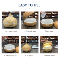 Diffuseur de lampe, humidificateur ultrasonique, diffuseur d'huiles essentielles, humidificateur de bureau, purificateur d'air, diffuseur d'arômes