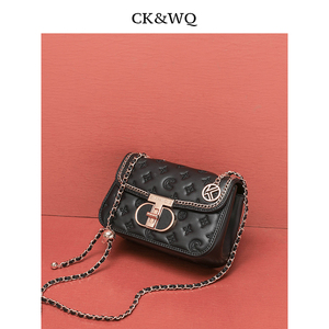 <span class=keywords><strong>Sac</strong></span> à main bandoulière de luxe <span class=keywords><strong>noir</strong></span> brodé en PU durable, mini carré, avec chaîne, pour <span class=keywords><strong>femme</strong></span>, doublure en polyester, capacité 1L - Product Image 3