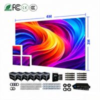 Écran LED P2.6 P2.9 P3.91 4 x 3 m pour intérieur et extérieur, location, affichage vidéo HD sans écran noir, panneau mural vidéo pour scène de concert