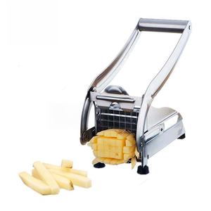 Cortador de Papas Fritas Profesional de 2 Cuchillas, Prensa de Acero Inoxidable para Cocina, Modelo TY-260311-01, de Tendencia para el Hogar - Product Image 1