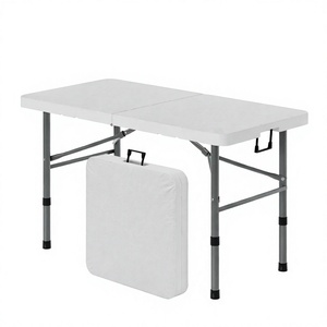 Mesa de Plástico Resistente y Ecológica de 96 Pulgadas con Marco de Aluminio para Acampar, Hacer Picnic, Plegable y Portátil - Banquete al Aire Libre - Product Image 3