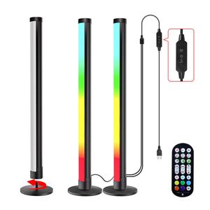 Lampe de bureau moderne avec application et télécommande, éclairage d'ambiance de bureau, lampes de chevet RGB, lumière de table musicale rythmique - Product Image 5