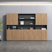 Classeurs en bois modernes et contemporains pour bureau à domicile, mobilier scolaire, organisation, stockage de documents, solution de stockage d'archives