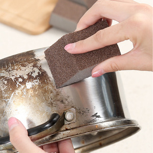 Diamond Grit Sponge Rectangle Thickened Double Sided For Pots And Pans Kitchen Cleaning Scrub Pad - Product Image 1