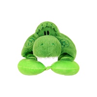 Oreiller tortue mignon en mousse à mémoire de forme pour enfants coussin de cou tortue de voyage pour siège de voiture pour bébé vente en gros