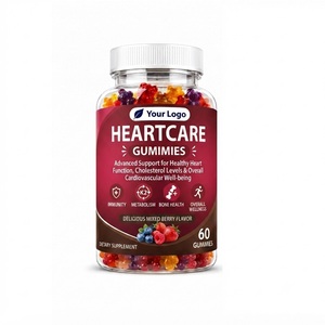 Gomitas Veganas de Marca Privada HeartCare, Venta al Por Mayor OEM, Golosinas de Pectina con Sabor a Frutas, Sin Colorantes Artificiales, Opciones de Empaque Personalizado - Product Image 1