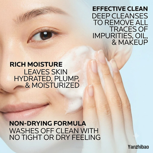 <span class=keywords><strong>Nettoyant</strong></span> Moussant Purifiant <span class=keywords><strong>Visage</strong></span> OEM à la Niacinamide, Sans Huile, pour Peaux Grasses <span class=keywords><strong>et</strong></span> Sensibles - Product Image 4