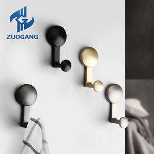 <span class=keywords><strong>Porte</strong></span>-<span class=keywords><strong>manteau</strong></span> <span class=keywords><strong>mural</strong></span> en alliage d'aluminium Zuogang avec 2 crochets, support de rangement écologique pour vêtements - Product Image 4