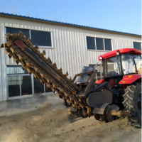 Máquina Zanjadora de Cadena con Enganche de 3 Puntos para Tractor, Alta Eficiencia y Productividad, en Venta
