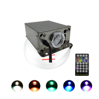Kit d'éclairage d'arbre en fibre optique LED extérieur à effet cascade de 1,0 mm, 600 pièces + moteur LED 45 W, télécommande