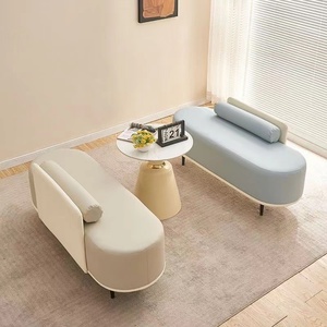 Muebles de Salón Dorados, Silla de Espera para Salón de Belleza y Barbería, Sofá de Espera de Alta Calidad - Product Image 2