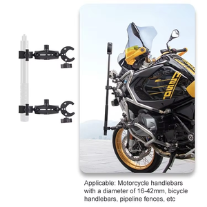 Soporte de Manillar para Motocicleta Daryoo, Tipo Pinza, para Selfies, Compatible con <span class=keywords><strong>GoPro</strong></span> y Otras Cámaras de Acción - Product Image 6