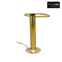 Accessoires de base pour tabourets de bar modernes, vente en gros, Or Titane, certifiés usage commercial, pour salons et hôtels, styles de design de mobilier