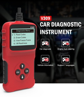 Lector de Códigos de Auto OBD2 V309, Precio de Fábrica, Portátil, Compatible con 9 Protocolos, Listo para IM, Escáneres de Diagnóstico Automotriz OBDII al por Mayor